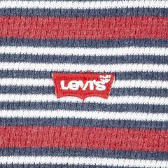 Stripe Thermal Long Sleeve T-Shirt Big Boys 8-20 — Bright White - Grey 3