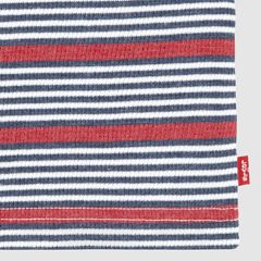 Stripe Thermal Long Sleeve T-Shirt Big Boys 8-20 — Bright White - Grey 4