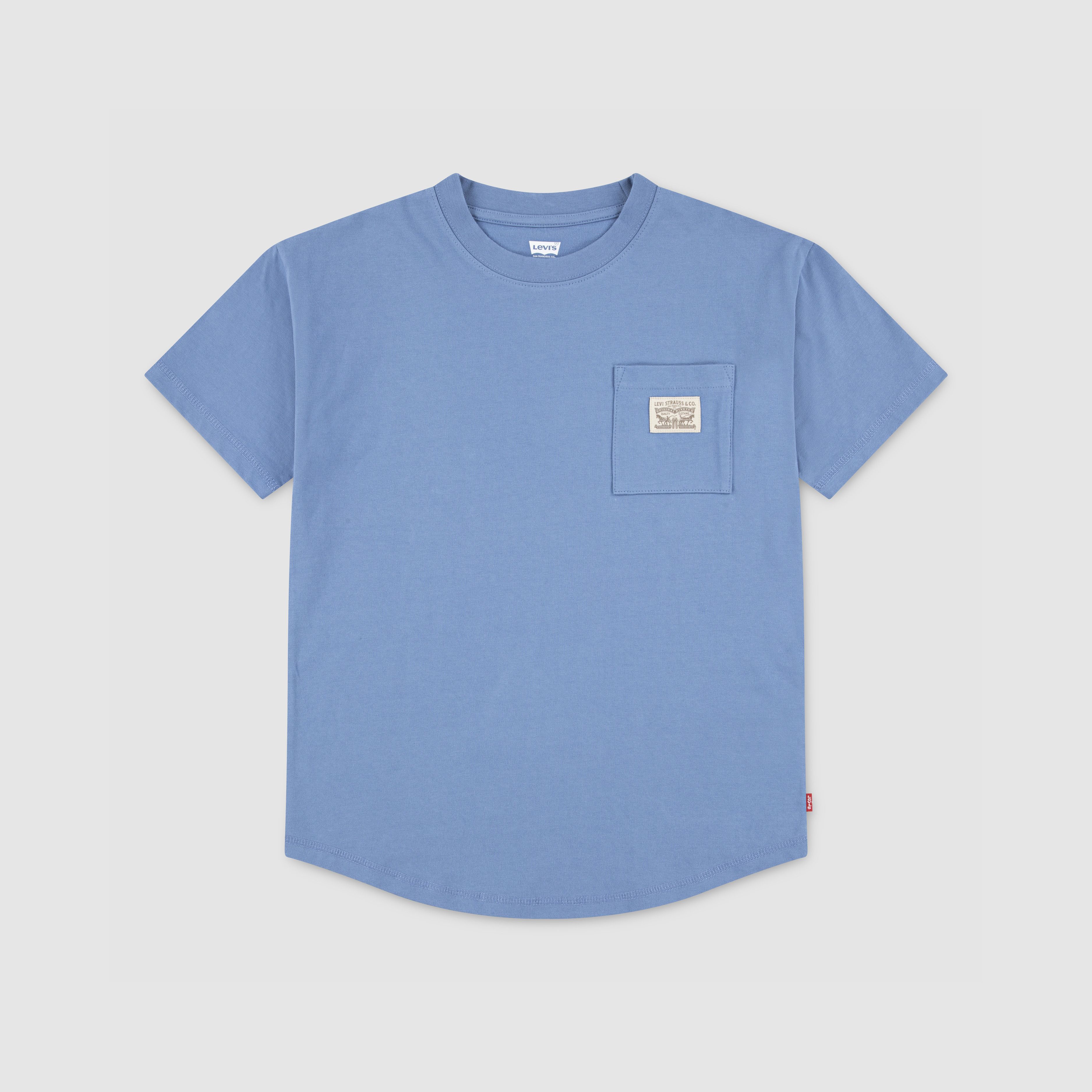 Curved Hem Pocket Tee Big Boys S-XL 12