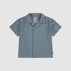 Knit Camp Shirt Toddler 2T-4T — Lead - Green 1