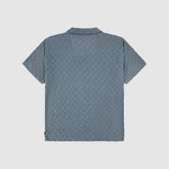 Knit Camp Shirt Big Boys 8-20 — Lead - Green 5