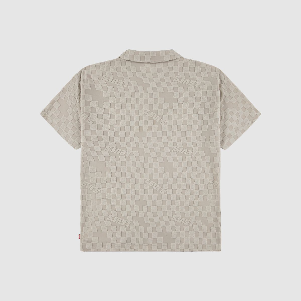 Knit Camp Shirt Big Boys 8-20 — Pumice Stone - Brown