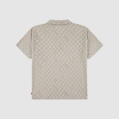 Knit Camp Shirt Big Boys 8-20 — Pumice Stone - Brown 5