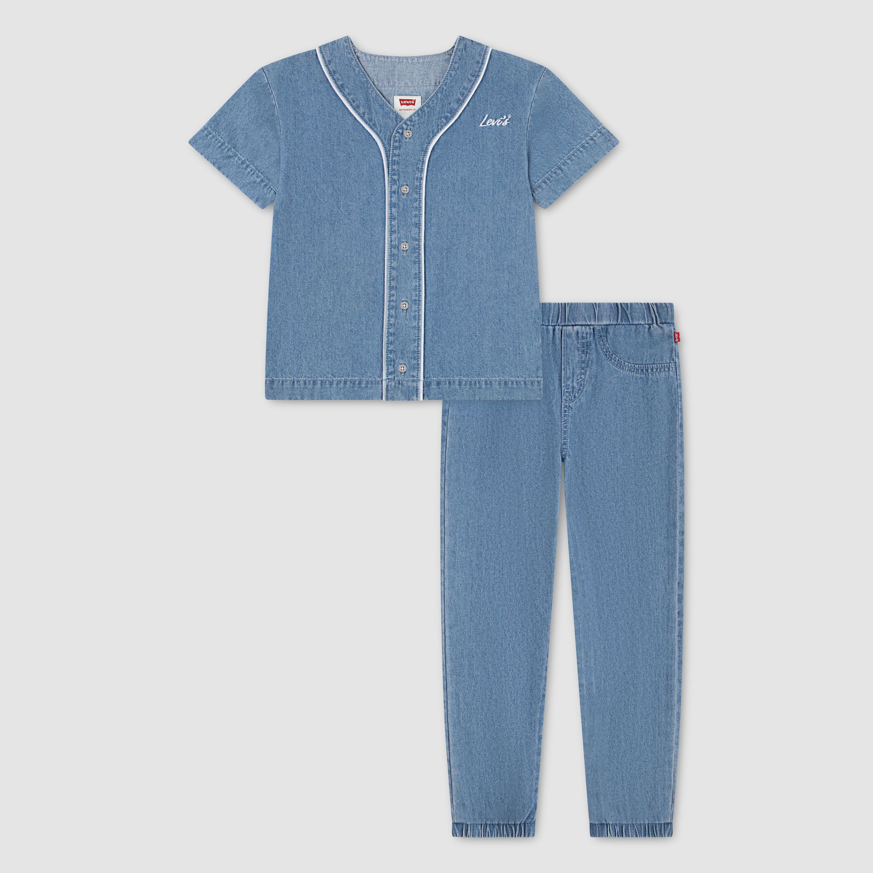 Baseball Tee & Pants Set Toddler Boys 2T-4T 1