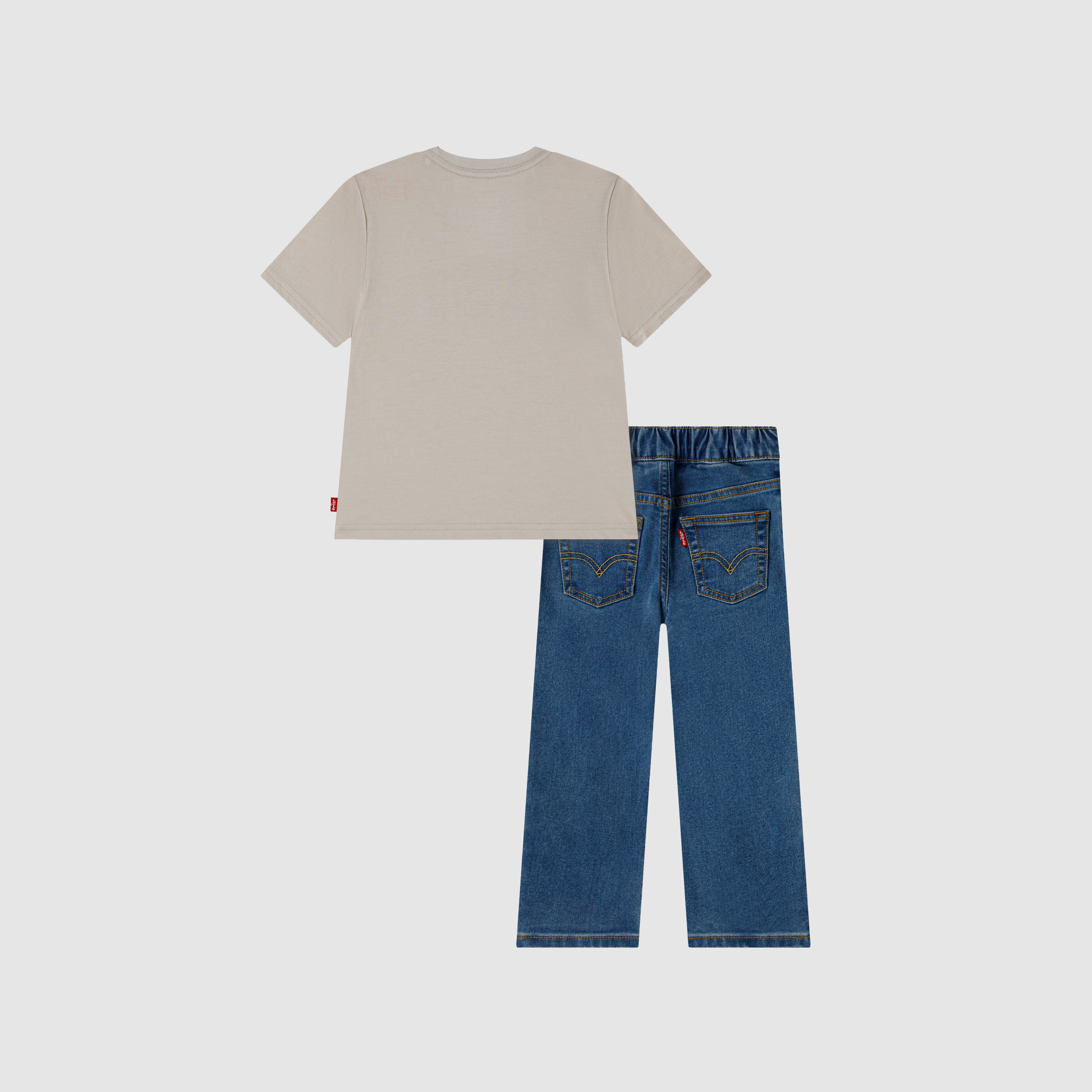 Core Tee & Denim Pants Set Toddler Boys 2T-4T 2