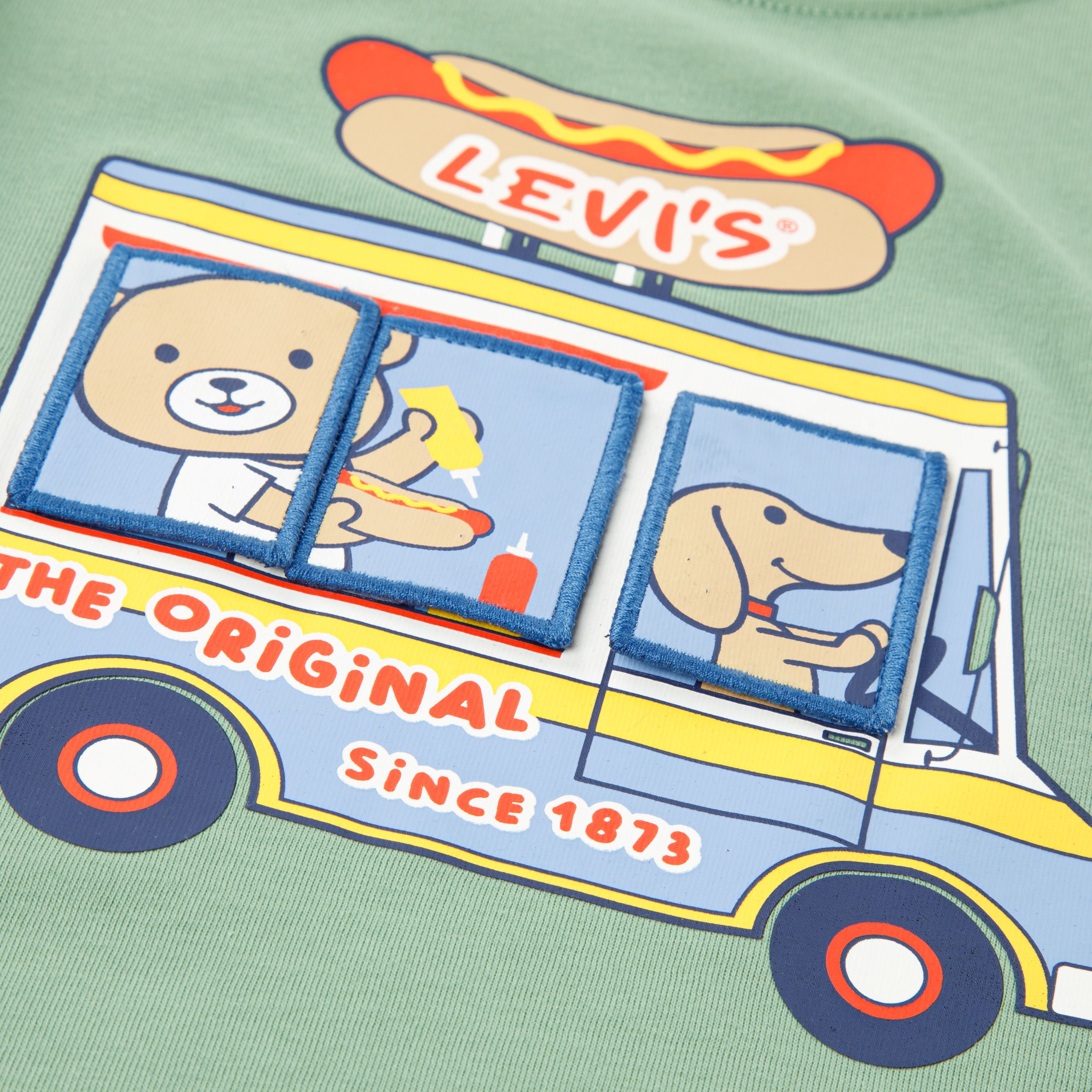 Hot Dog Truck Set Toddler Boys 2T-4T 4