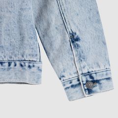 Sherpa Trucker Jacket Big Boys S-XL — Easy Daze - Light Wash 4