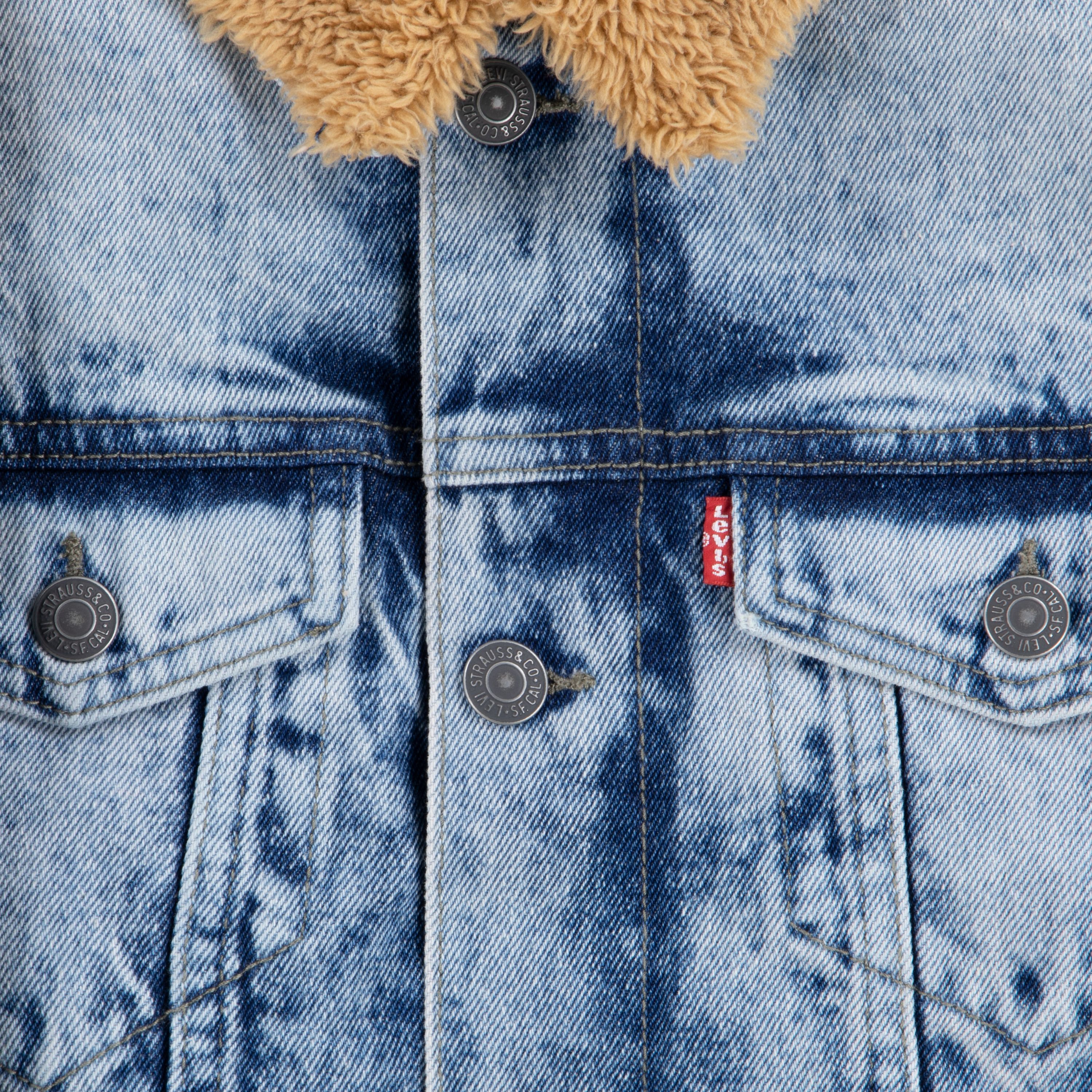 Sherpa Trucker Jacket Big Boys S-XL 5