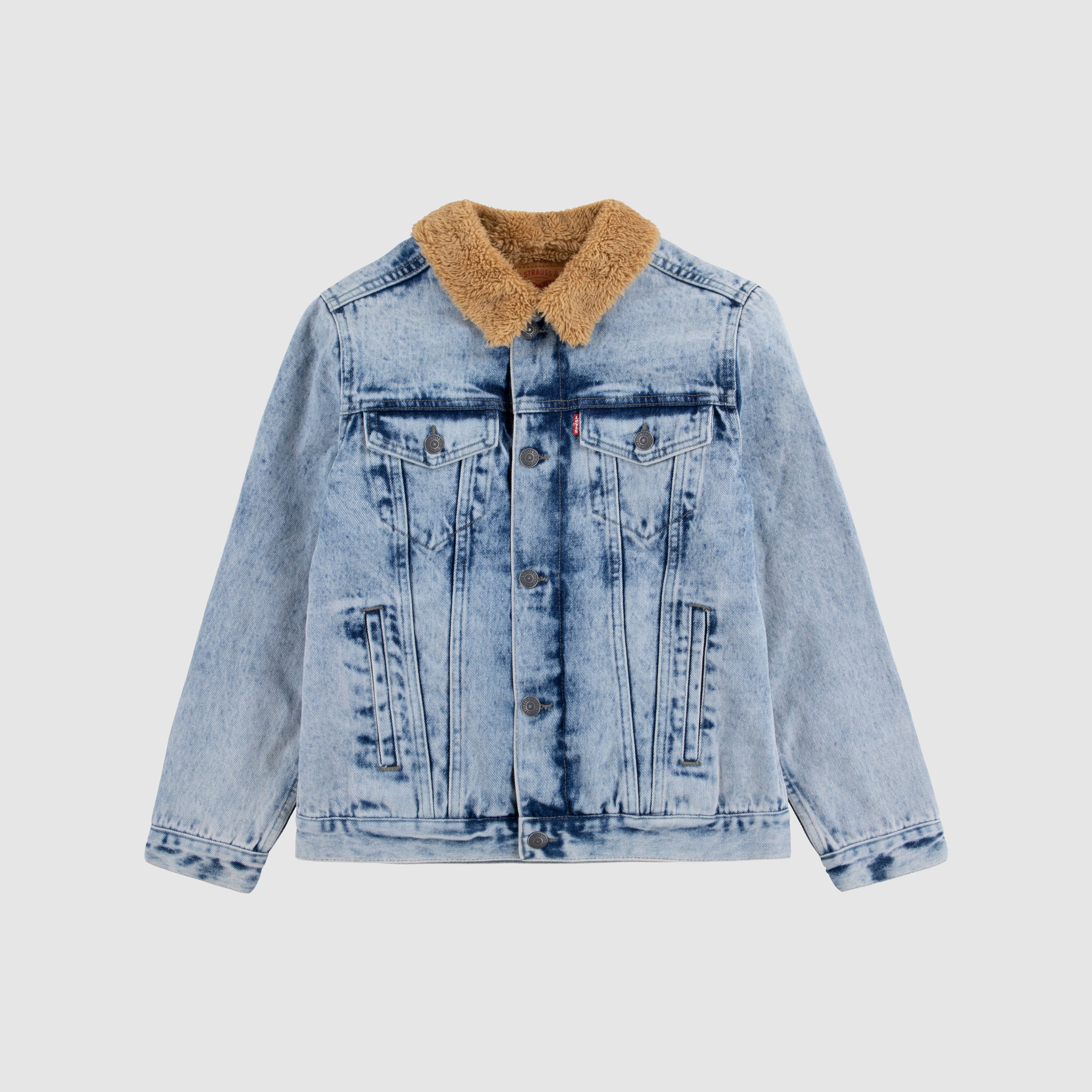 Sherpa Trucker Jacket Big Boys S-XL 1