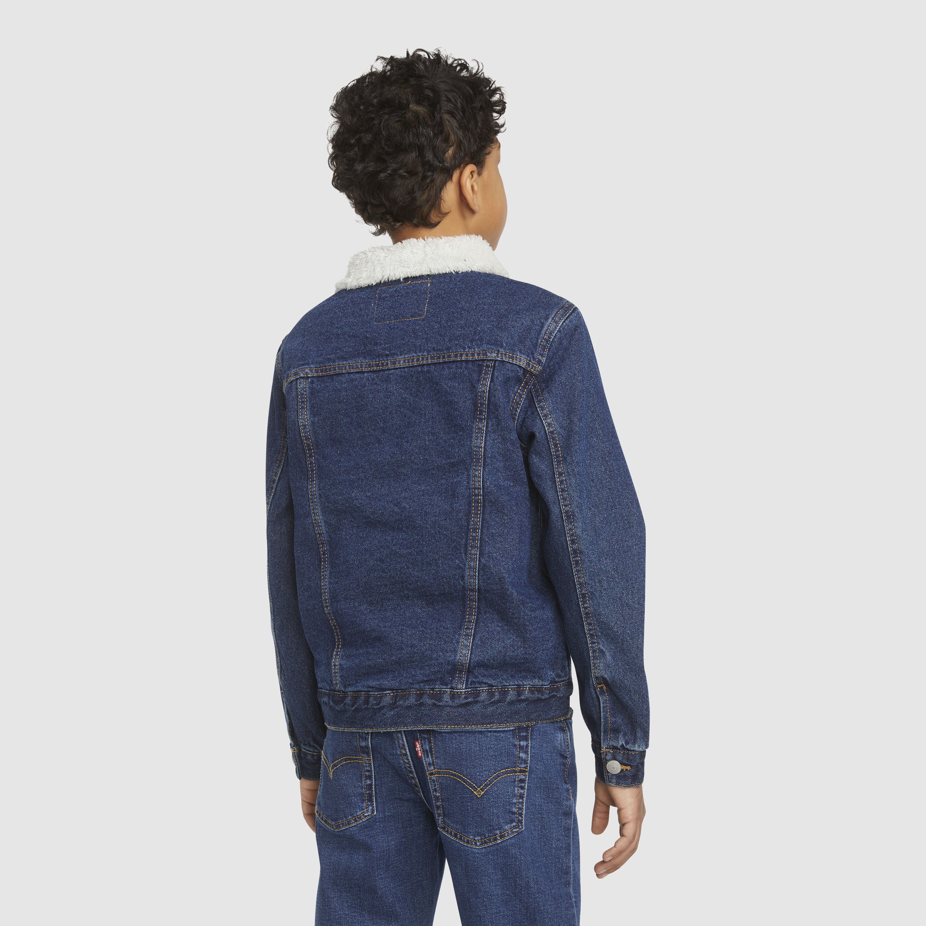 Levi's® Sherpa Trucker Jacket Big Boys S-XL 3