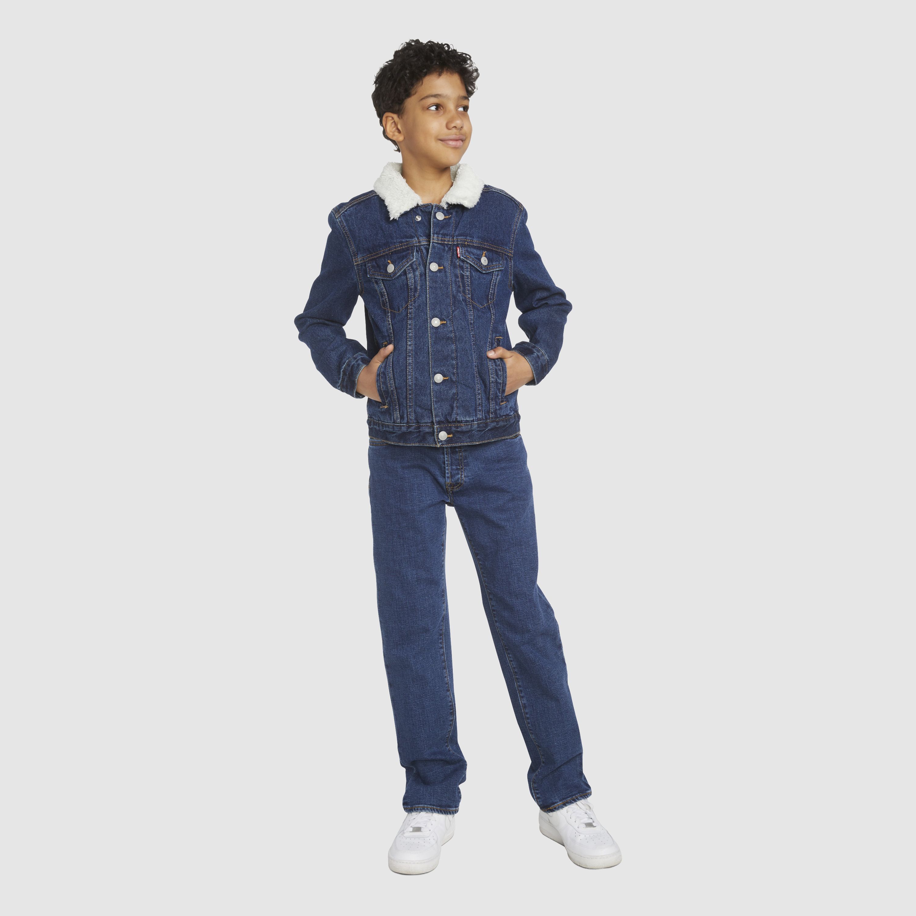 Levi's® Sherpa Trucker Jacket Big Boys S-XL 1