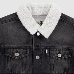 Silver Tab Sherpa Trucker Big Boys 8-20 — New Block Party - Dark Wash 6