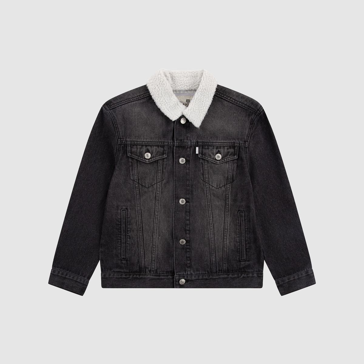 Silver Tab Sherpa Trucker Big Boys 8-20 — New Block Party - Dark Wash