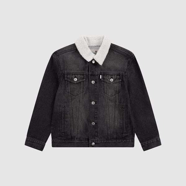 Silver Tab Sherpa Trucker Big Boys 8-20 — New Block Party - Dark Wash