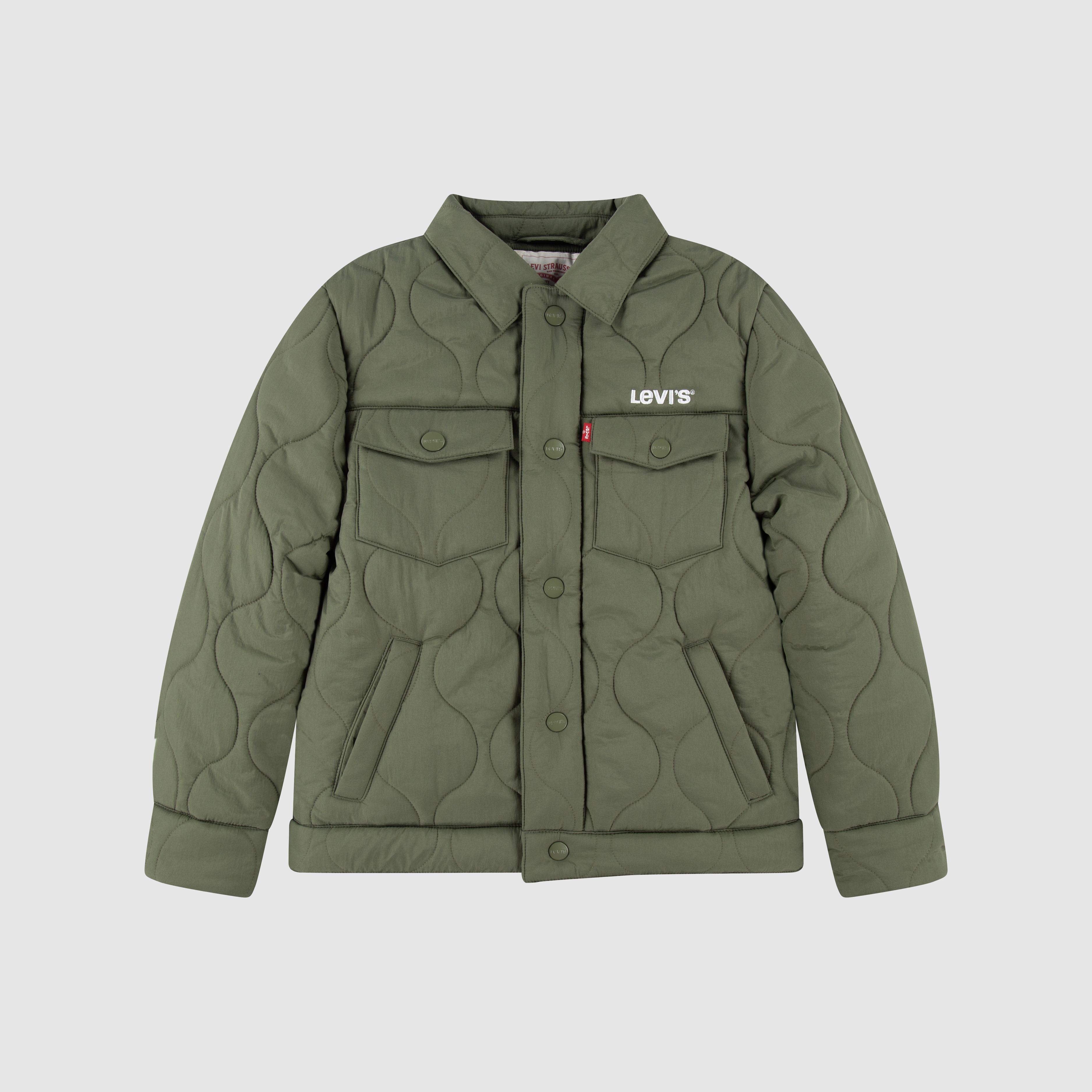Quilted Trucker Jacket Big Boys 8-20 4