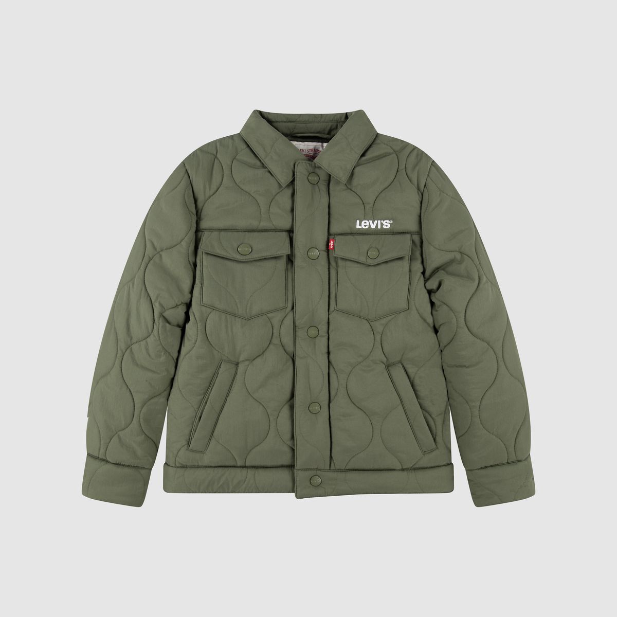 Quilted Trucker Jacket Big Boys 8-20 — Four Leaf Clover