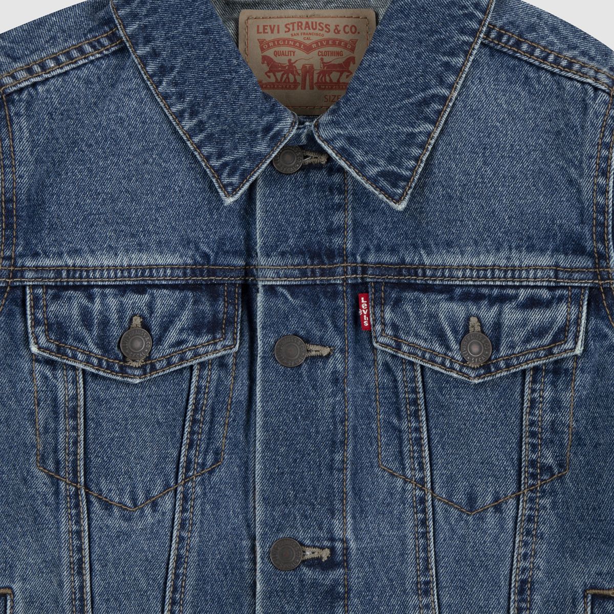 Trucker Jacket Big Boys 8-20 — Bristol - Medium Wash