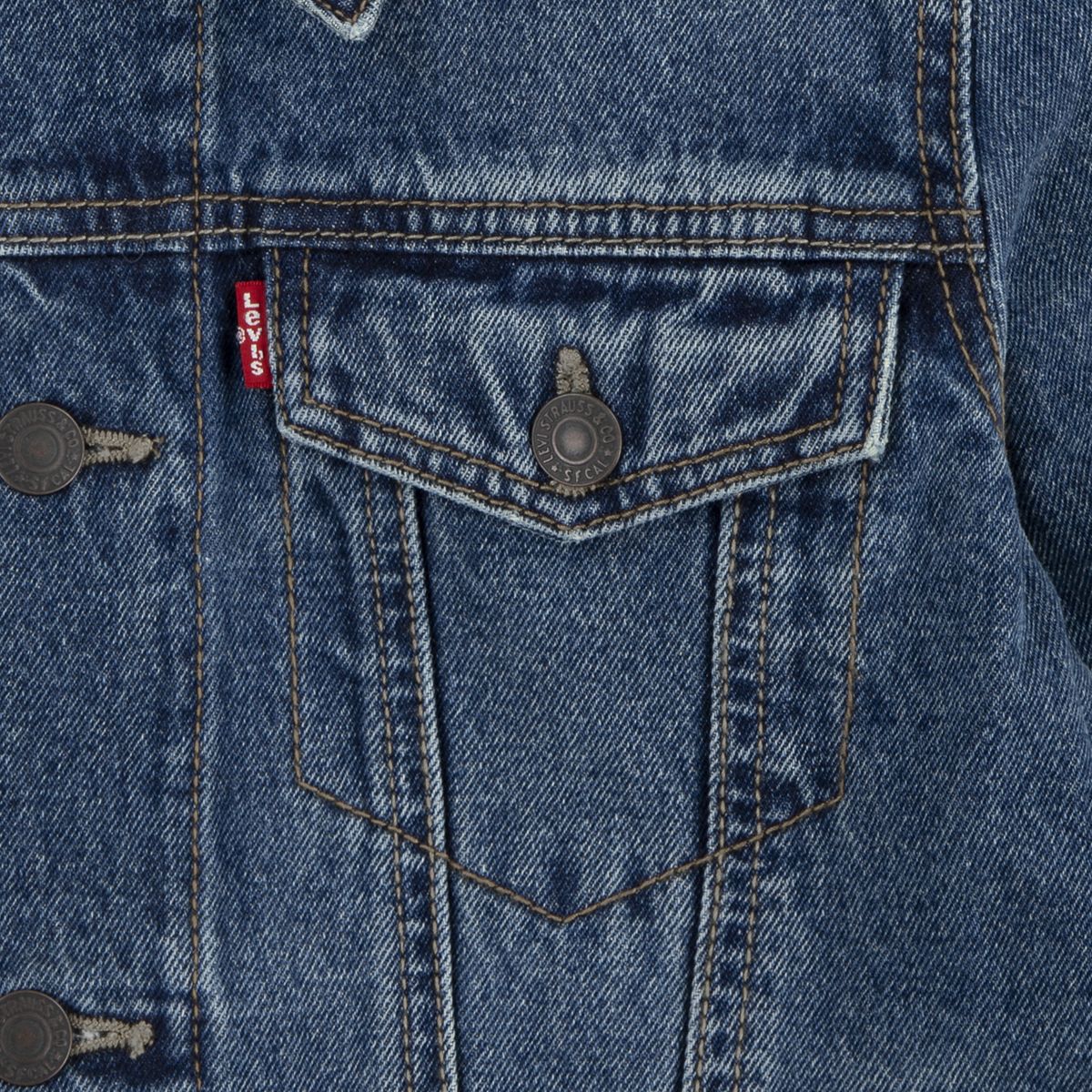Trucker Jacket Big Boys 8-20 — Bristol - Medium Wash