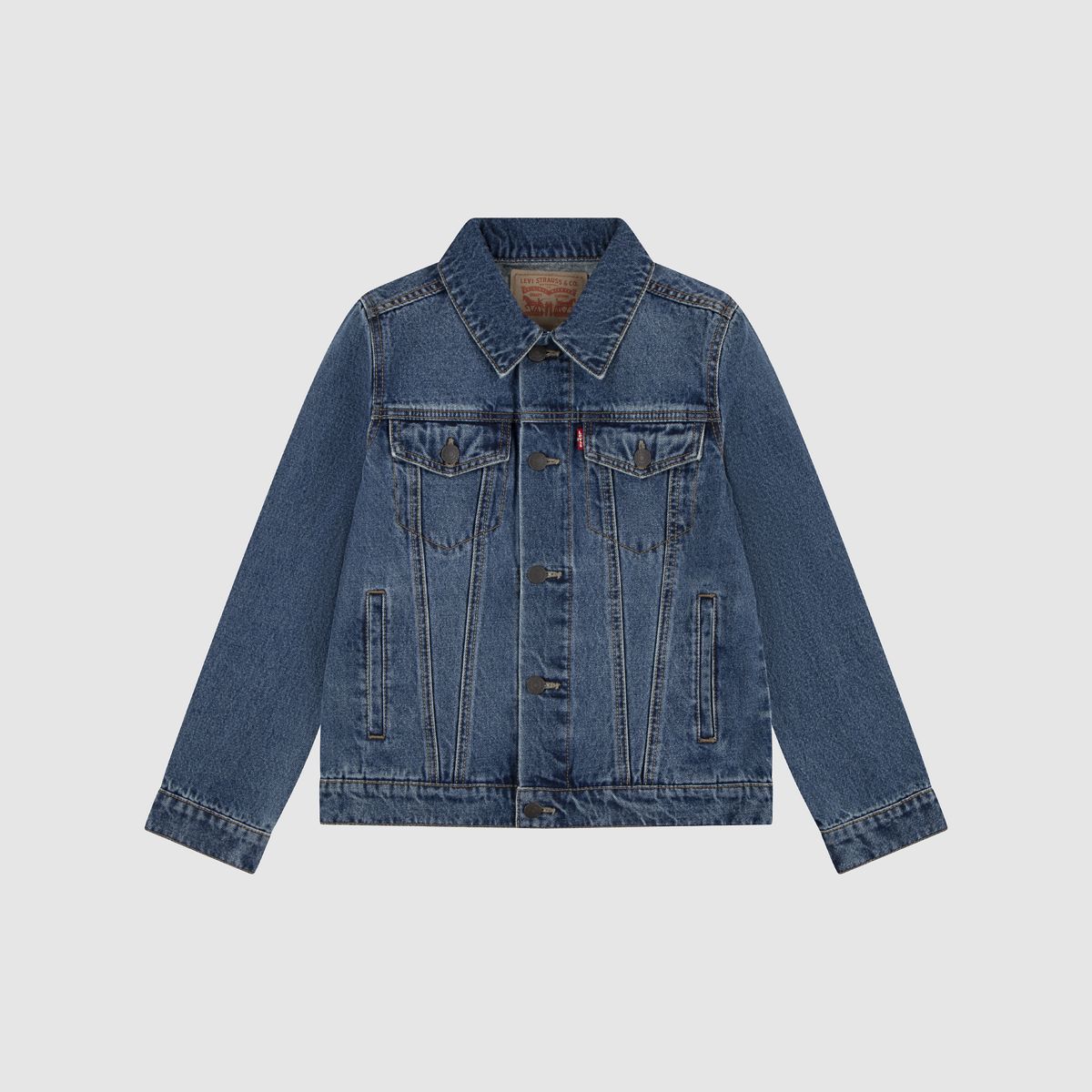Trucker Jacket Big Boys 8-20 — Bristol - Medium Wash