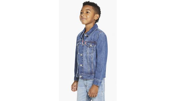 Little Boys Trucker Jacket Little Boys 4-7 — Bristol - Medium Wash