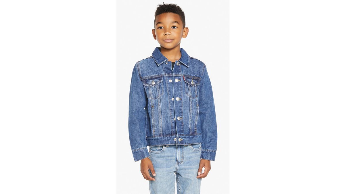 Little Boys Trucker Jacket Little Boys 4-7 — Bristol - Medium Wash