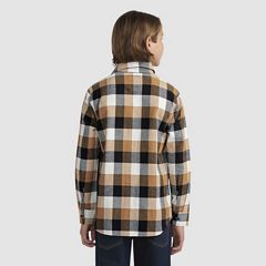 Buffalo Check Flannel Shirt Big Boys 8-20 — Jet - Black 3