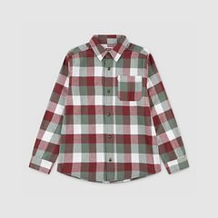 Buffalo Check Flannel Shirt Big Boys 8-20 — Red 4