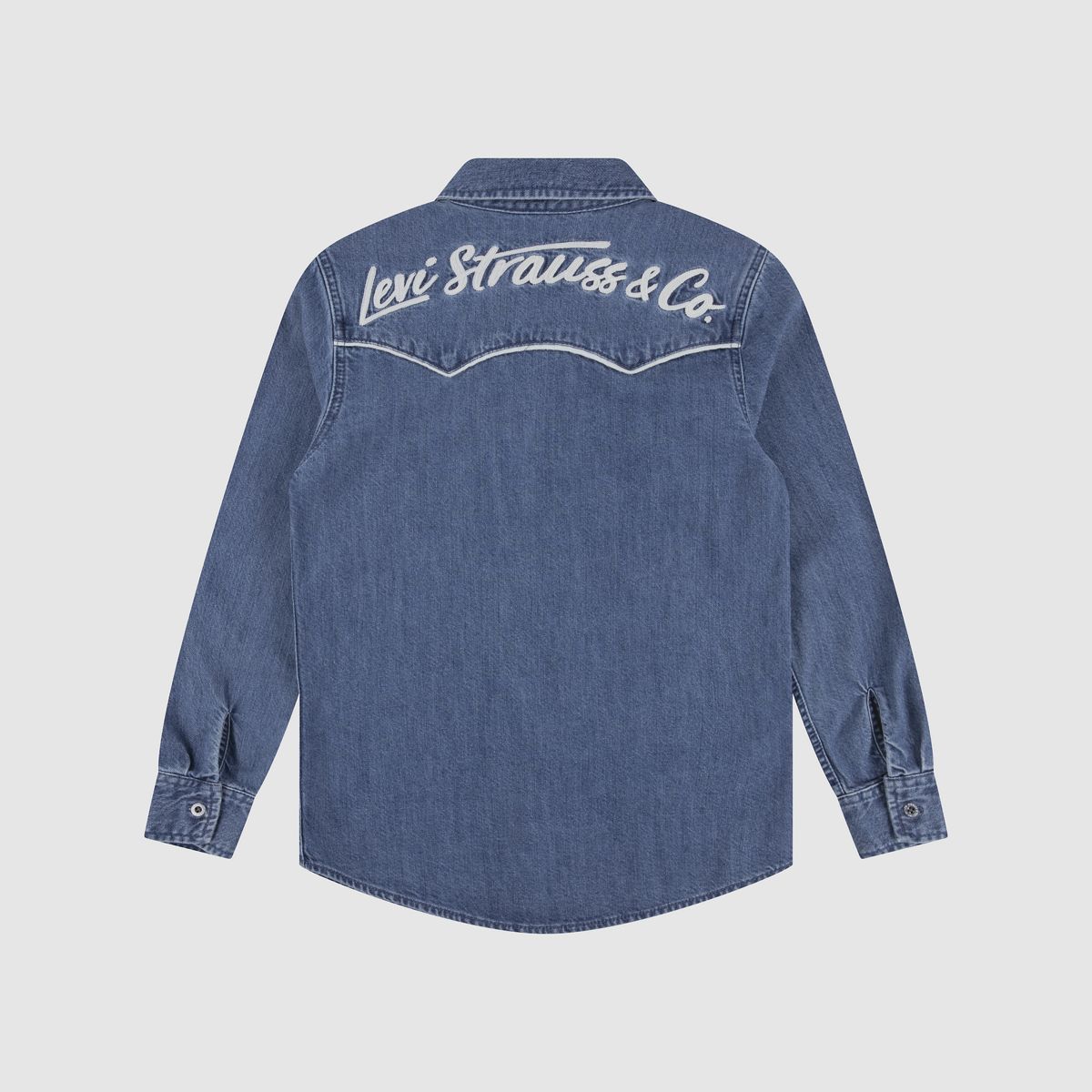 Logo Western Shirt Big Boys 8-20 — Tarnation - Blue