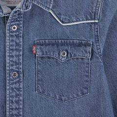 Logo Western Shirt Big Boys 8-20 — Tarnation - Blue 6