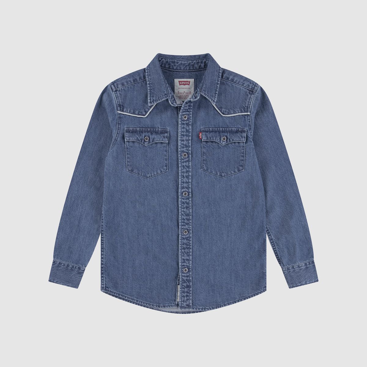 Logo Western Shirt Big Boys 8-20 — Tarnation - Blue