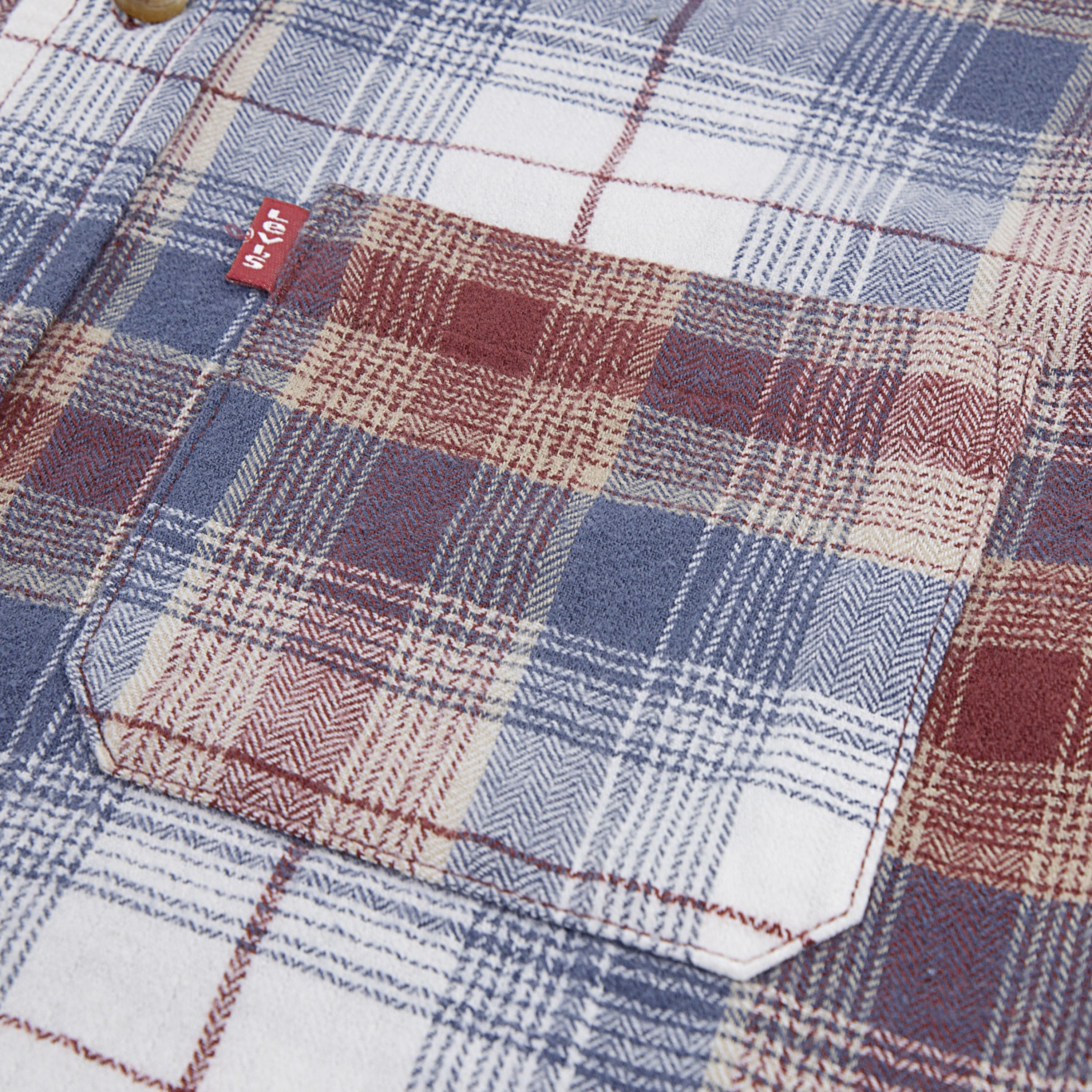 Indigo Plaid Twill Shirt 6