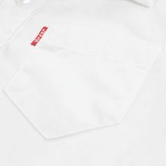 Short Sleeve Woven Shirt Toddler 2T-4T — Bright White - White 6