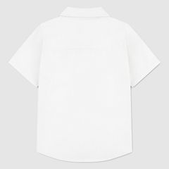 Short Sleeve Woven Shirt Little Boys 4-7 — Bright White 5