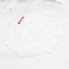 Short Sleeve Woven Shirt Little Boys 4-7 — Bright White 6
