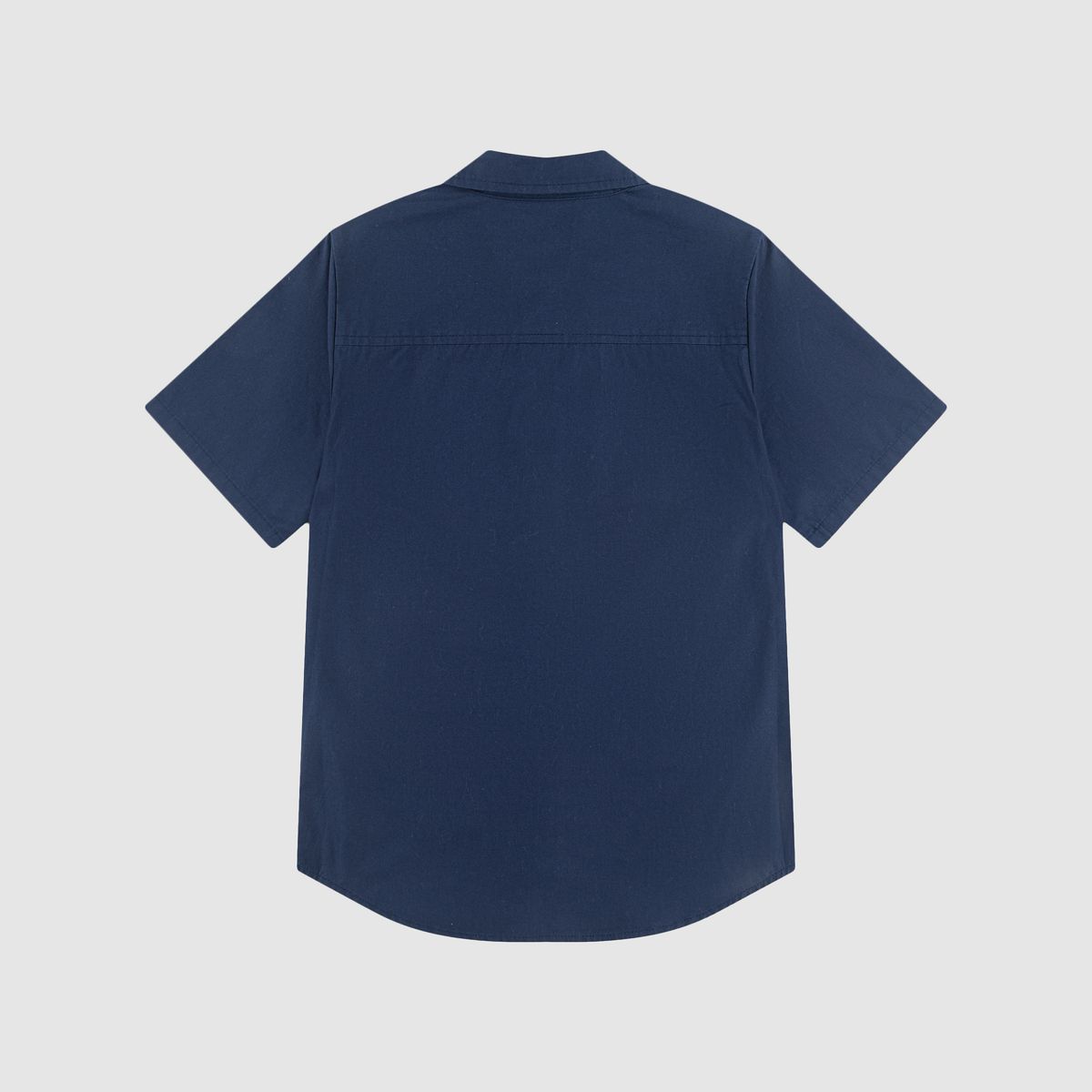 Short Sleeve Woven Shirt Big Boys 8-20 — Dress Blues - Blue