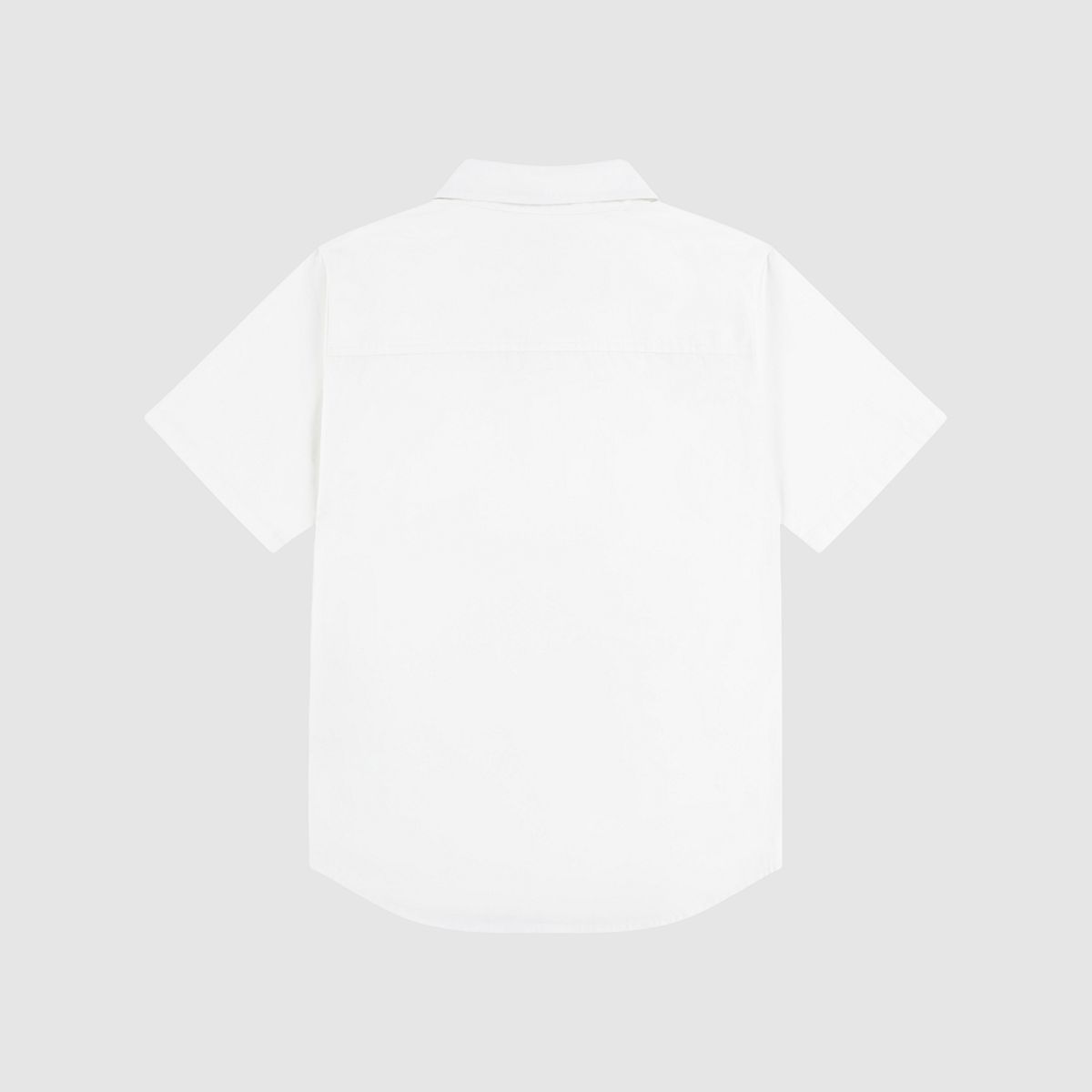 Short Sleeve Woven Shirt Big Boys 8-20 — White