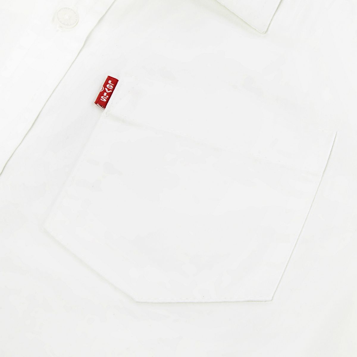 Short Sleeve Woven Shirt Big Boys 8-20 — White