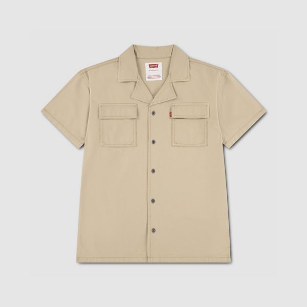 Utility Shirt Little Boys 4-7 — Fields Of Rye - Brown