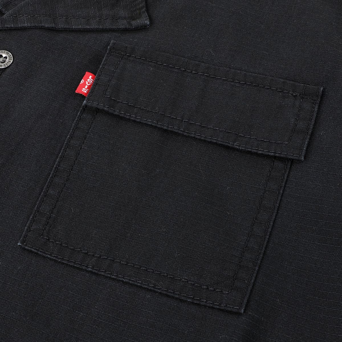 Utility Shirt Little Boys 4-7 — Jet Black - Black