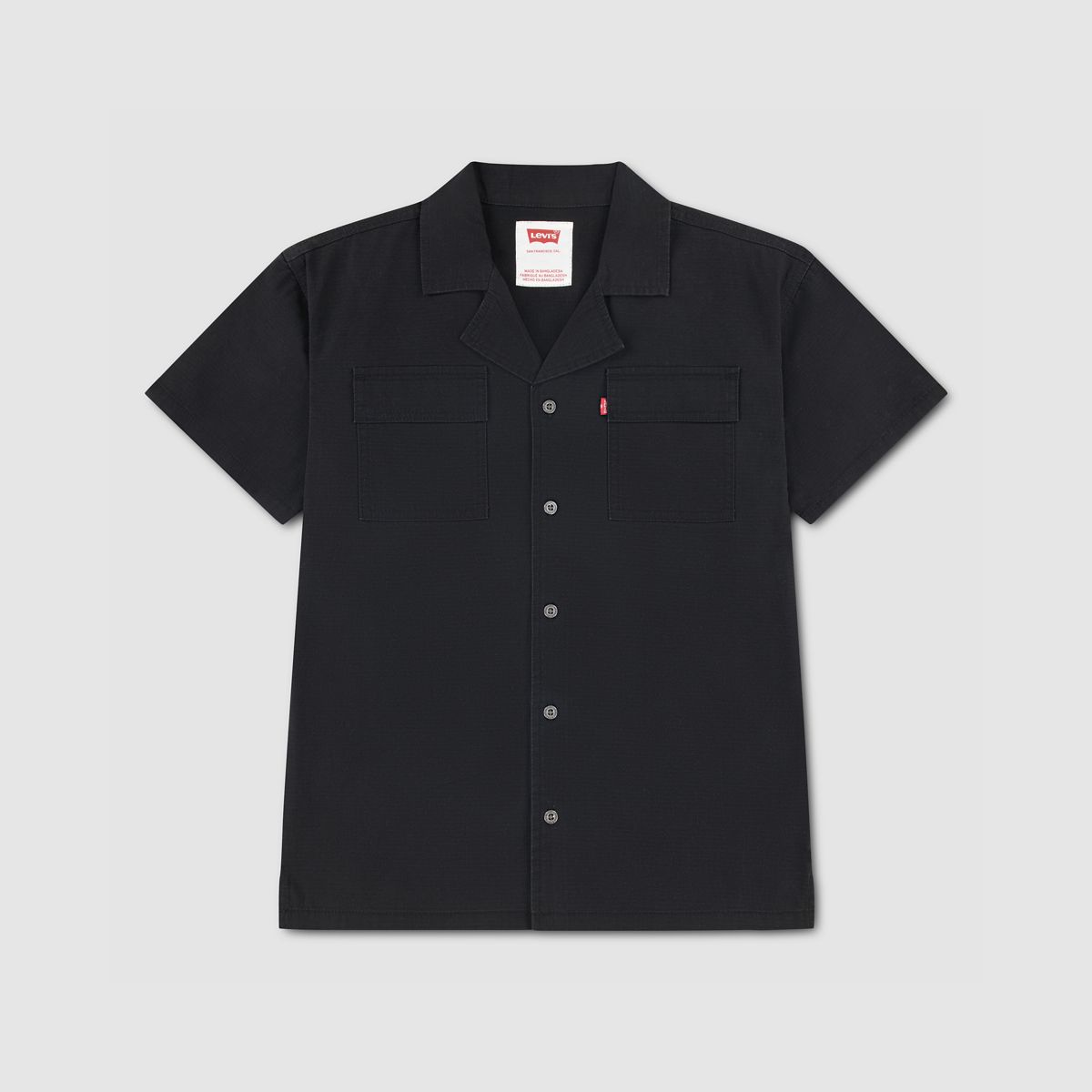 Utility Shirt Little Boys 4-7 — Jet Black - Black