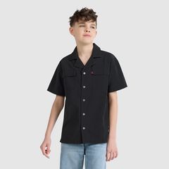 Utility Shirt Big Boys 8-20 — Jet Black - Black 2