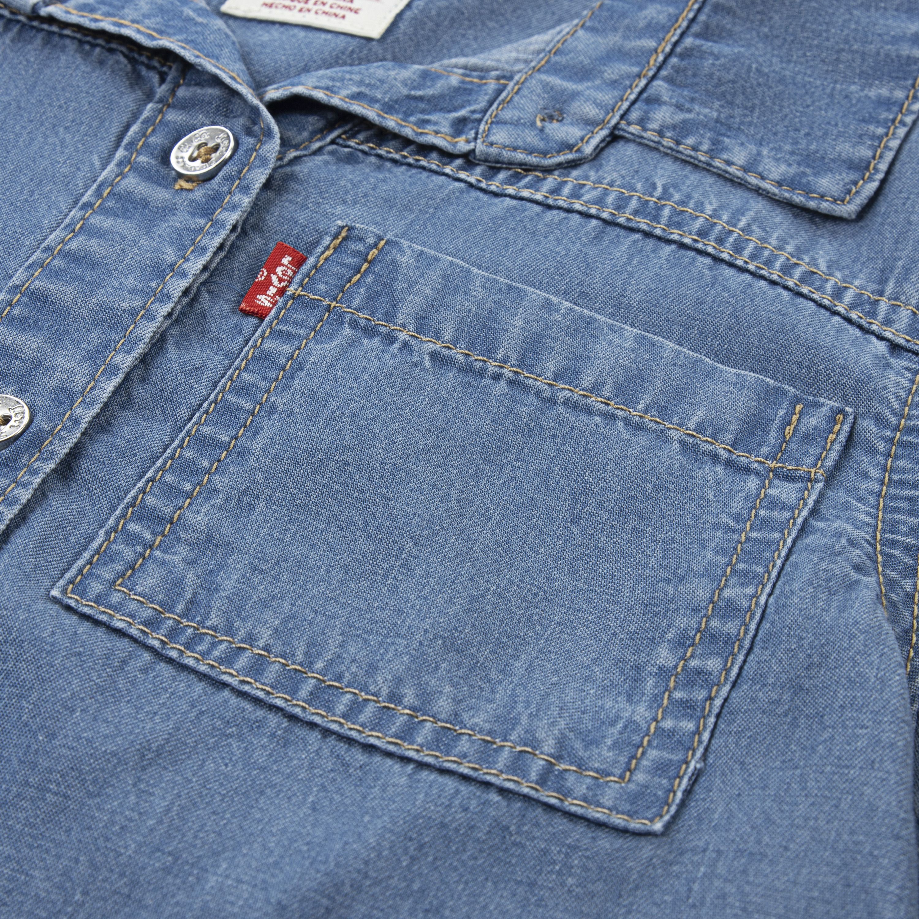 Ss Denim Top Toddler Girls 2T-4T 3