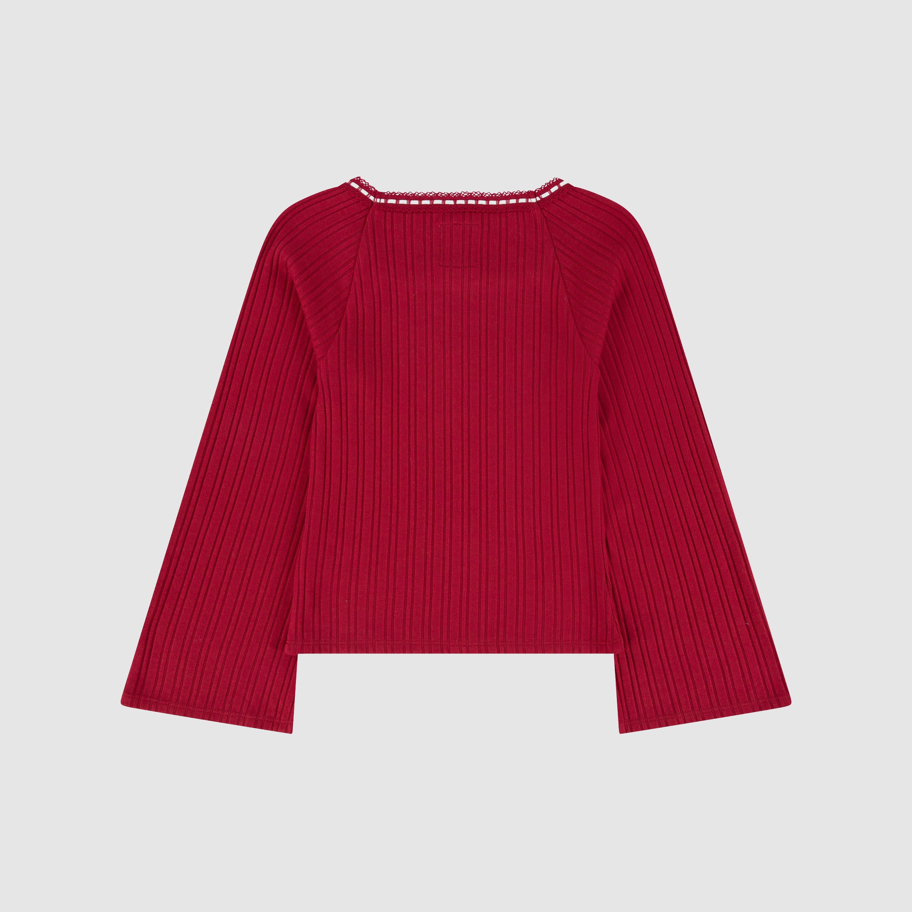 Bell Sleeve Longsleeve Top Big Girls 7-16 2
