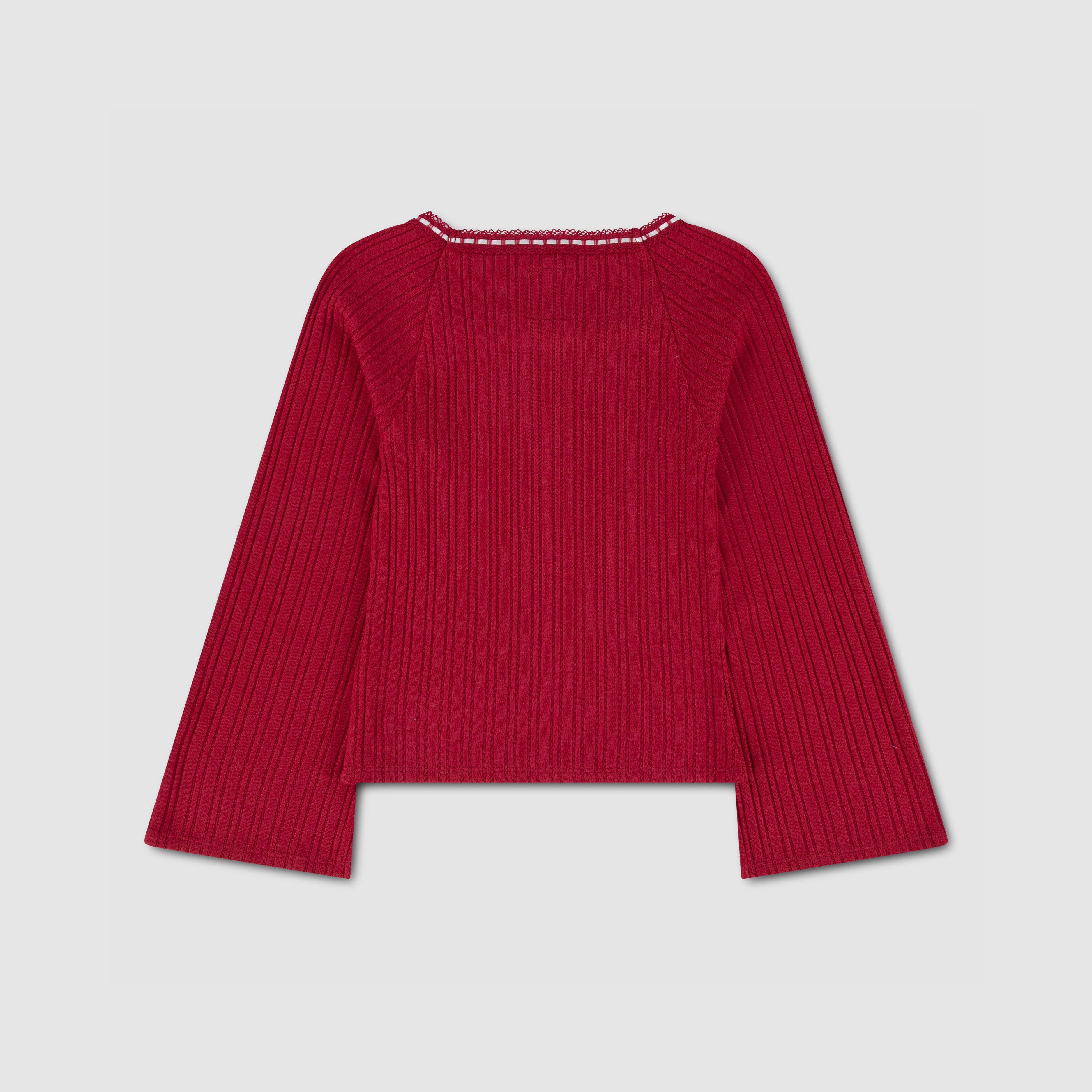 Bell Sleeve Longsleeve Top Little Girls 4-6X 2