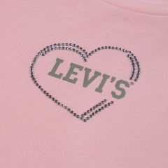 Twofer Longsleeve Knit Top Little Girls 4-6X — Powder Pink - Pink 3