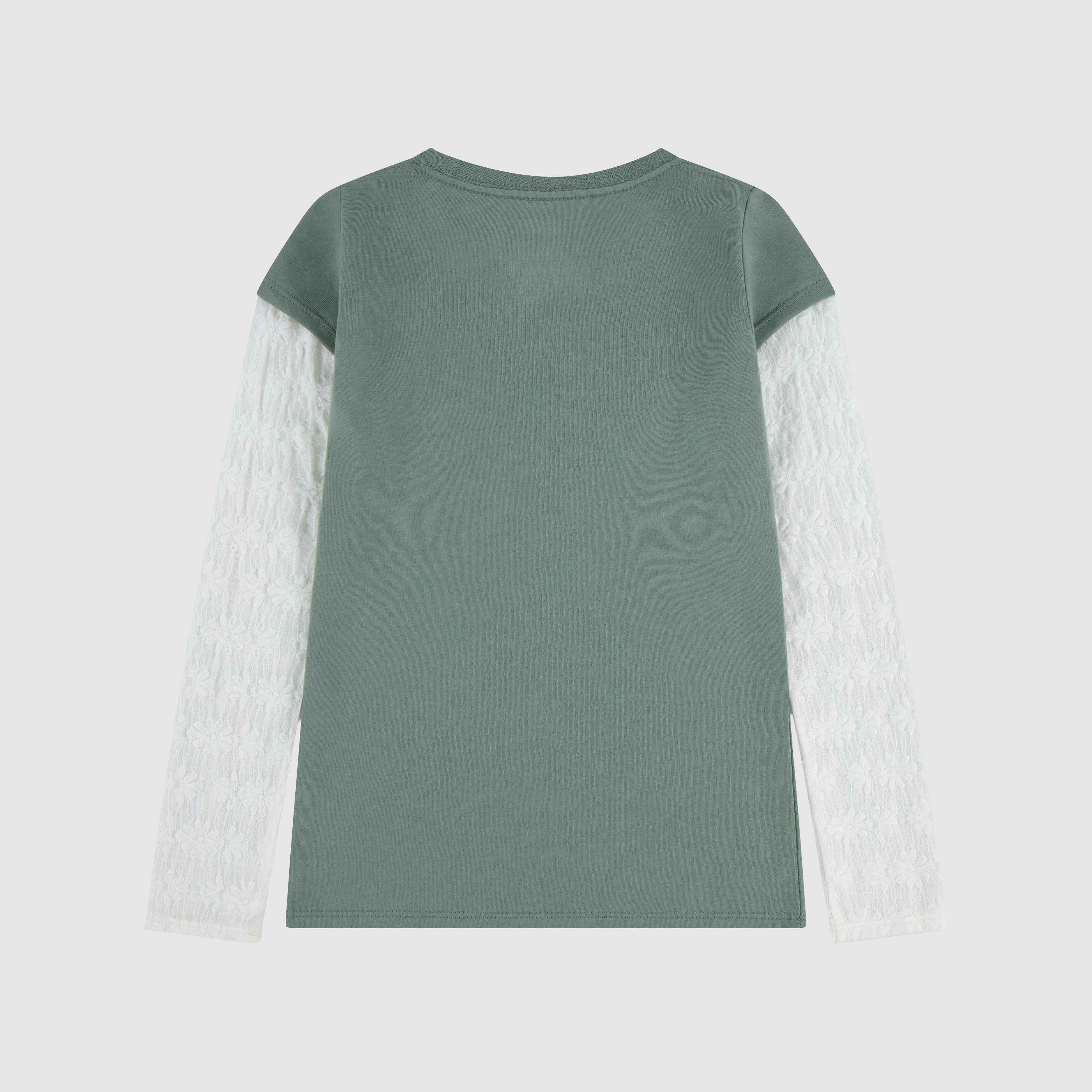 Twofer Longsleeve Knit Top Little Girls 4-6X 2