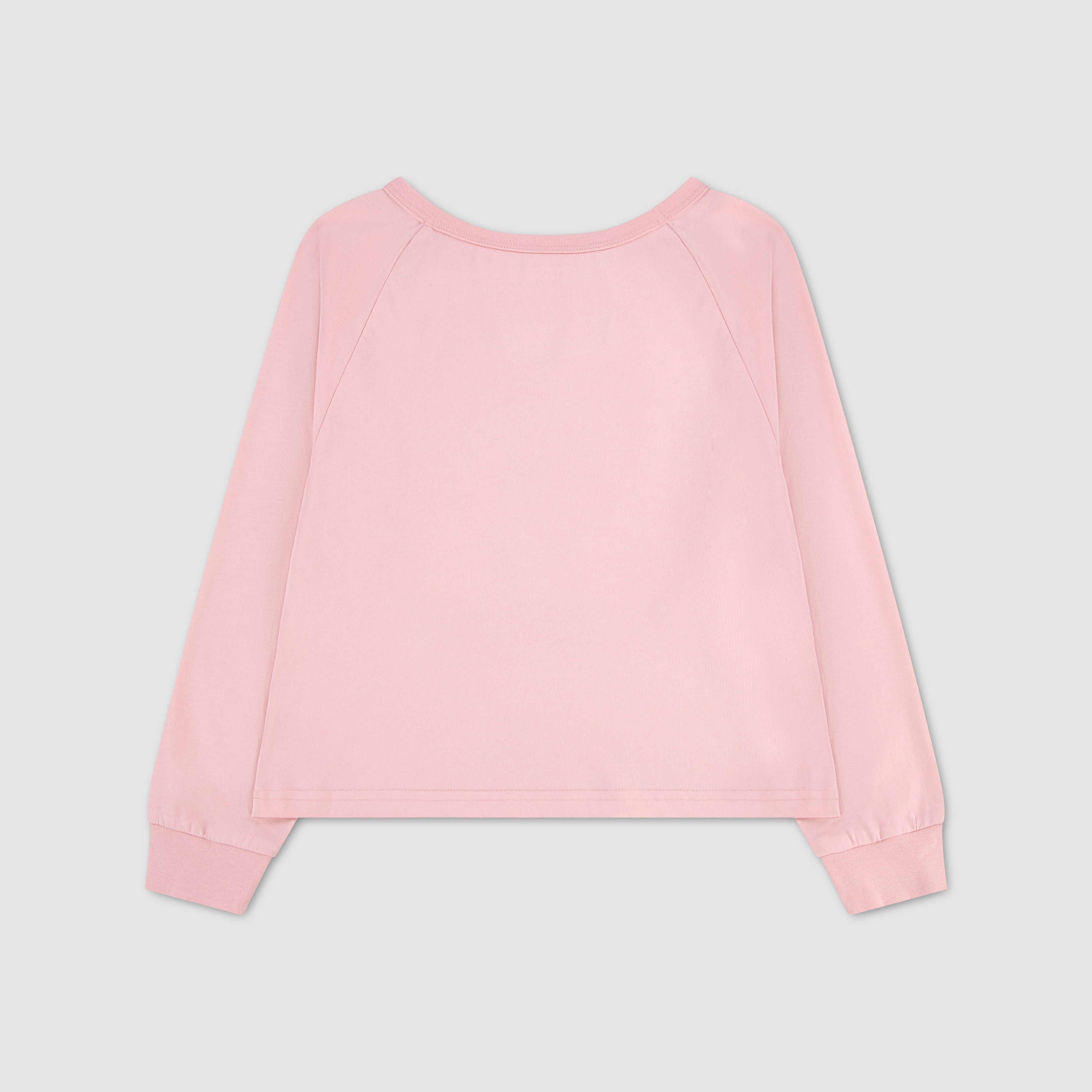 Longsleeve Heart Knit Top Big Girls 7-16 2