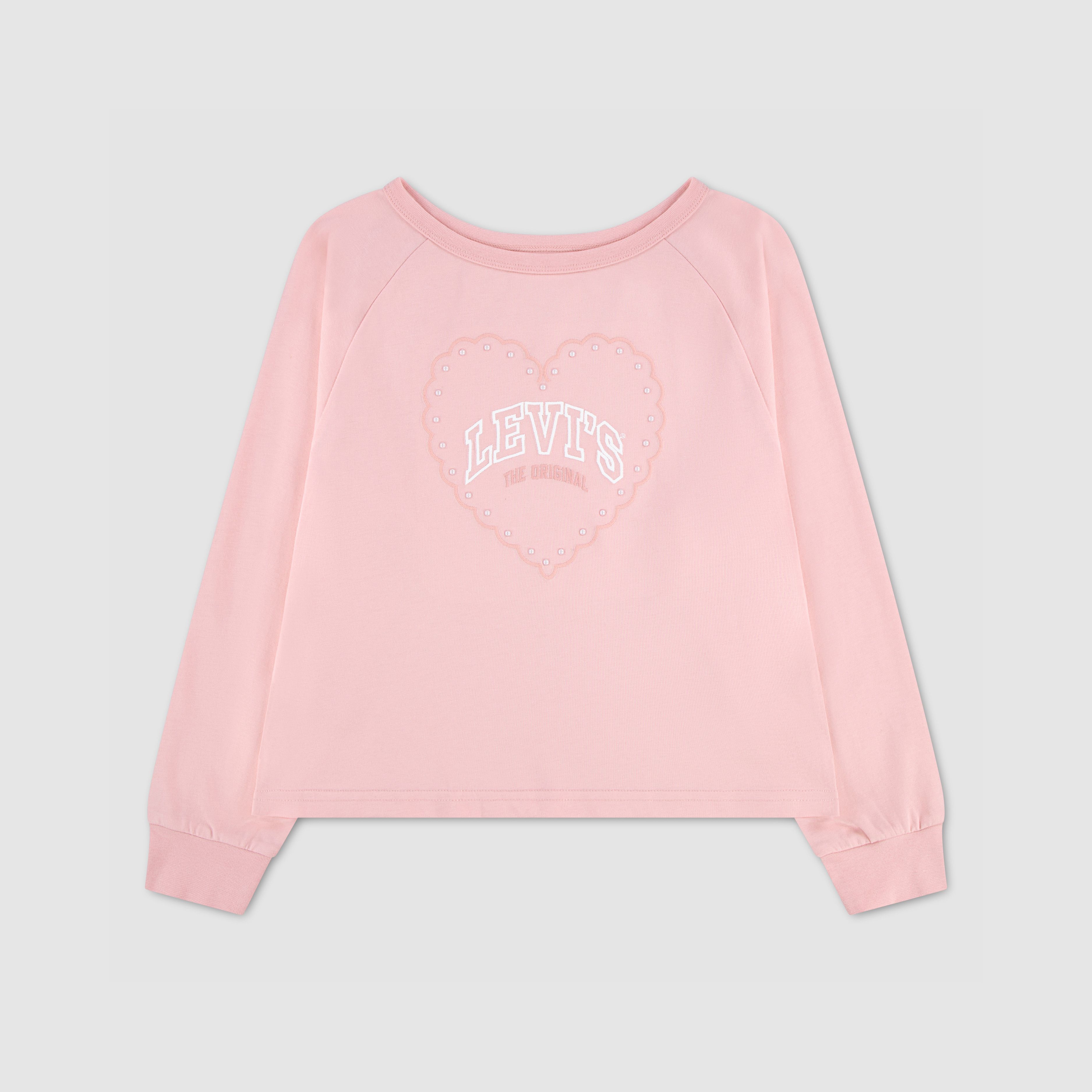 Longsleeve Heart Knit Top Big Girls 7-16 15