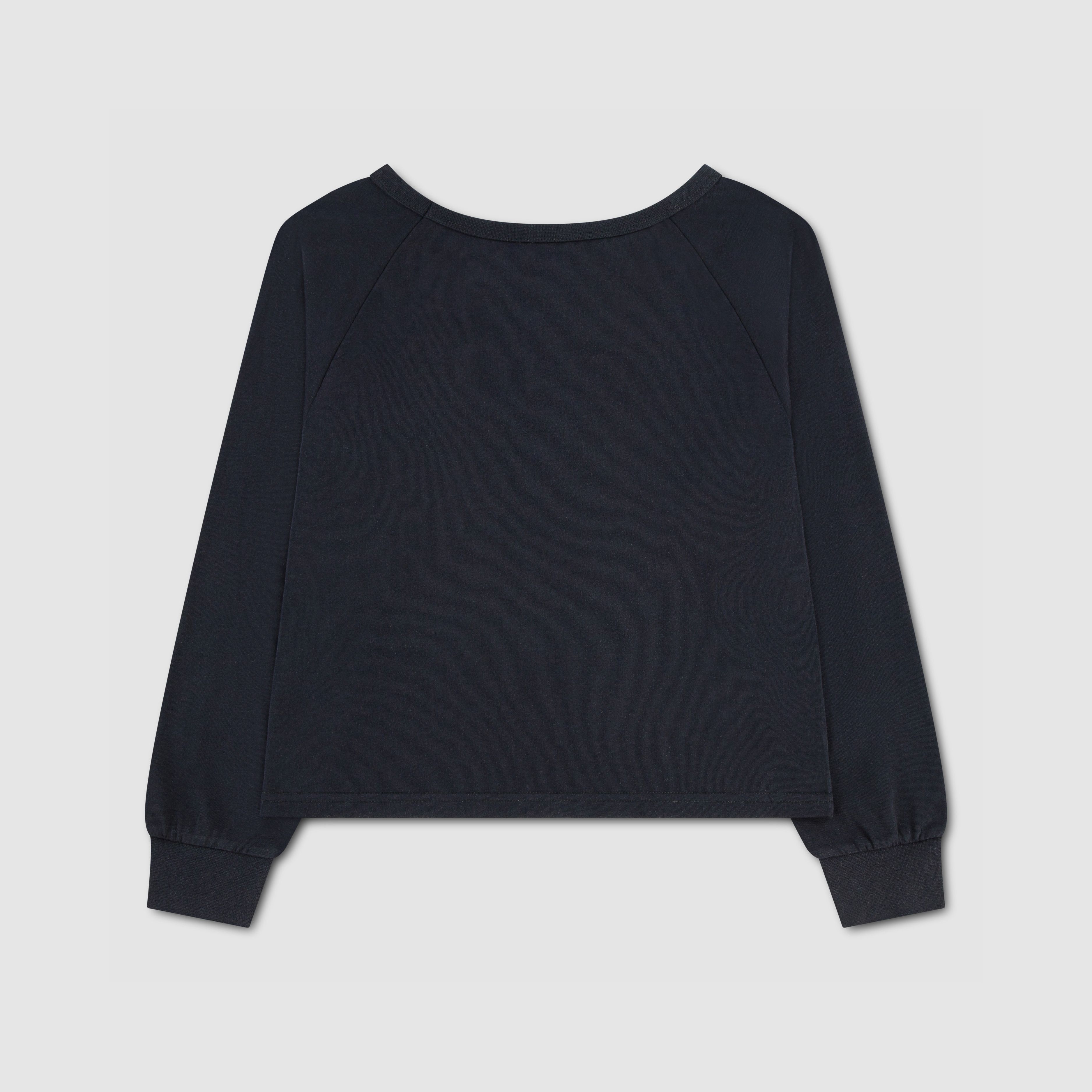 Longsleeve Heart Knit Top Big Girls 7-16 2