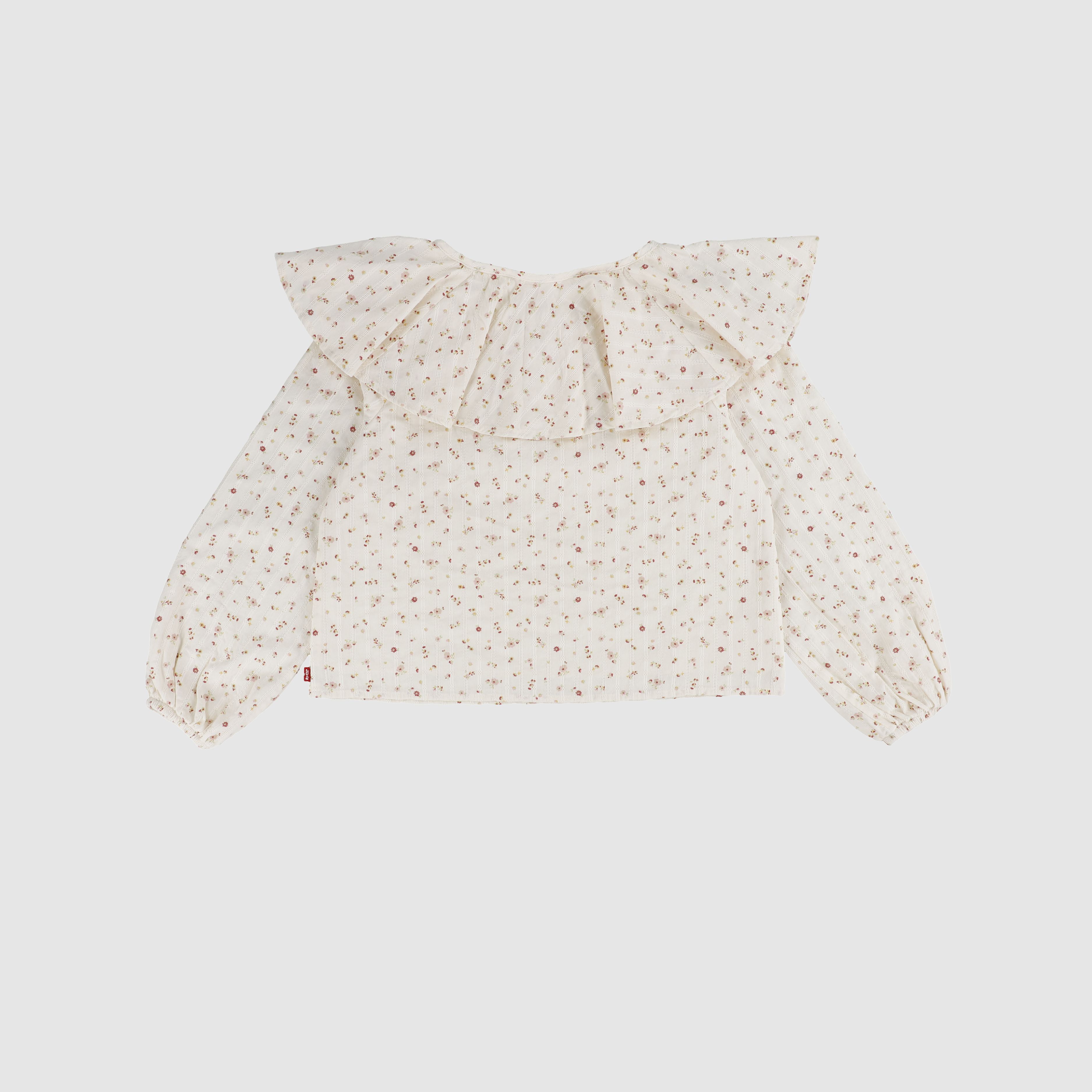 Longsleeve Ruffle Top Big Girls 7-16 2